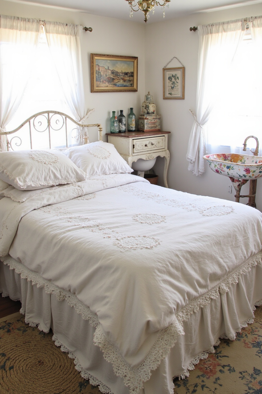 coastal room, cottage bedroom, coastal guest tiwn beds, beach cottage bedroom, aesthetic beach bedroom