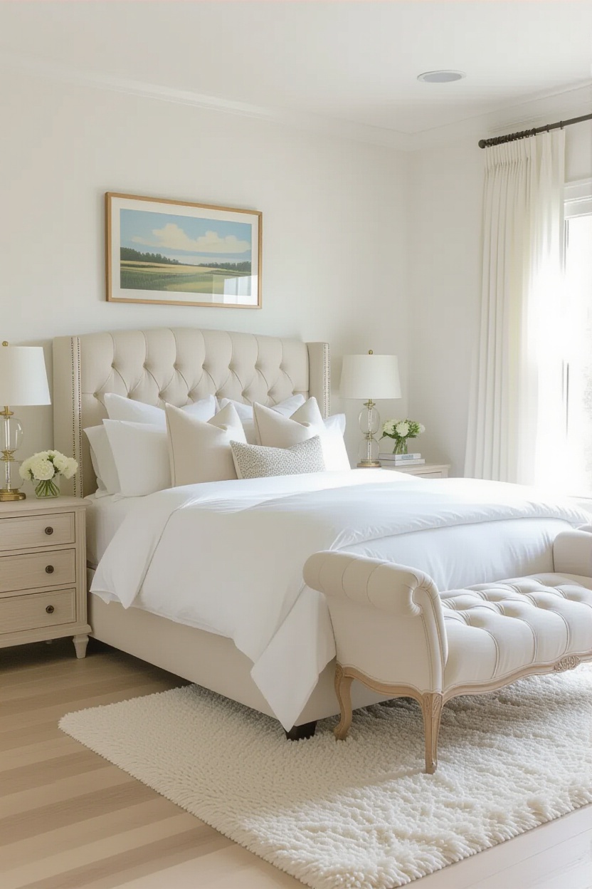 luxury bedroom master, elegant bedroom design, old money bedroom decor, neoclassical bedroom luxury, serene modern bedroom