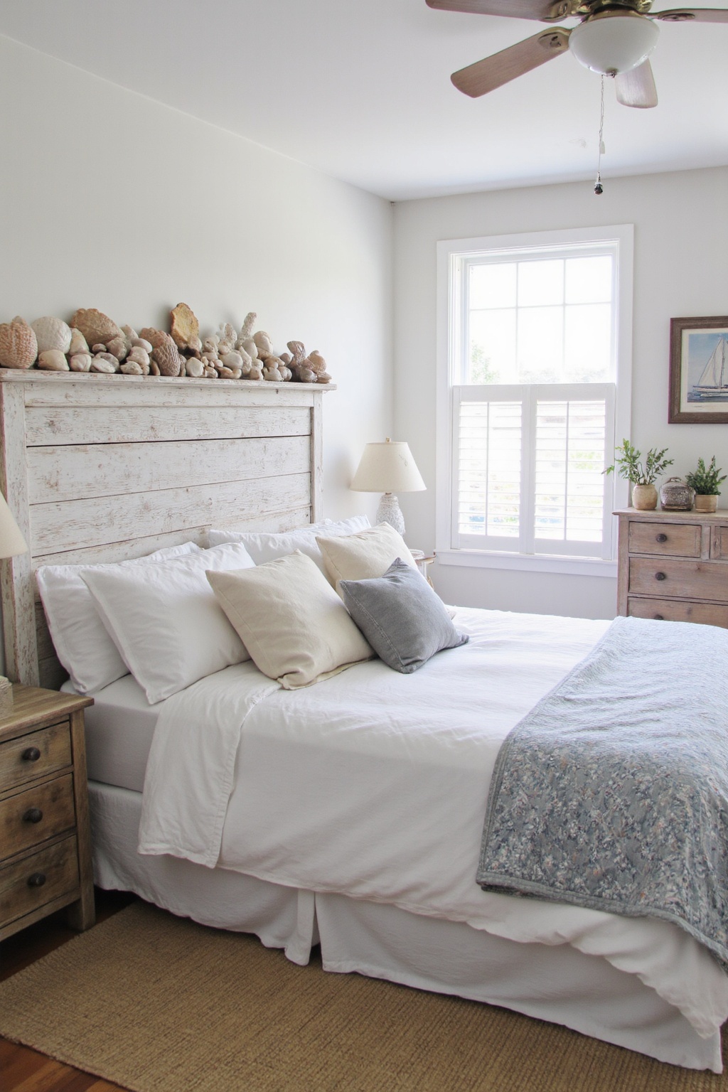 coastal farmhouse bedroom, coastal cottage bedroom, beachy bedroom, lake house room ideas, beach apartment bedroom