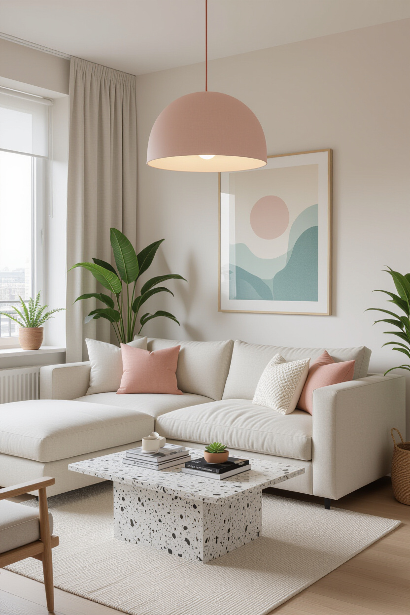 Bring the Outdoors In: A Plant-Filled Studio Apartment Design for Urban Living