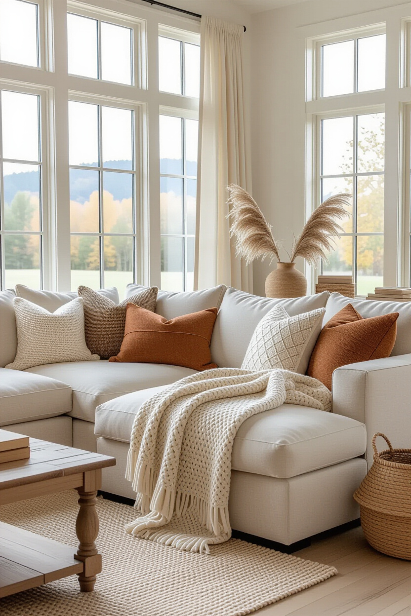 Embrace Hygge: Styling a Cozy Living Room with Earthy Tones and Natural Light