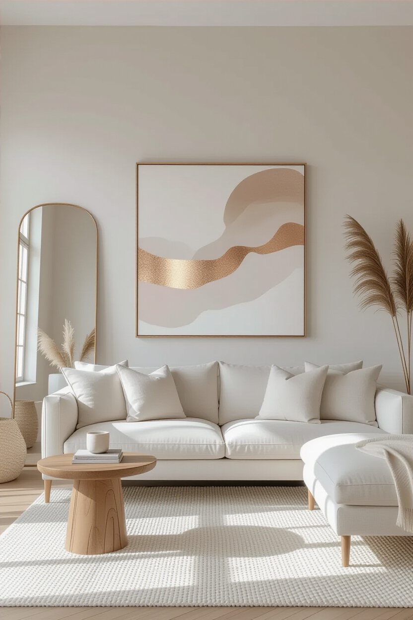 minimalist living room, modern minimalist living room, modern but homey living room, modern barn-style living room, minimalist sitting room