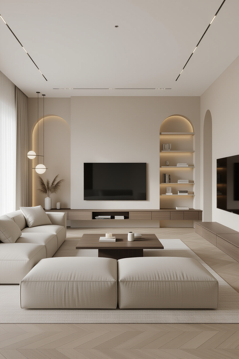 Serene Simplicity: Unveiling Italian Minimalist Living Room Design Ideas