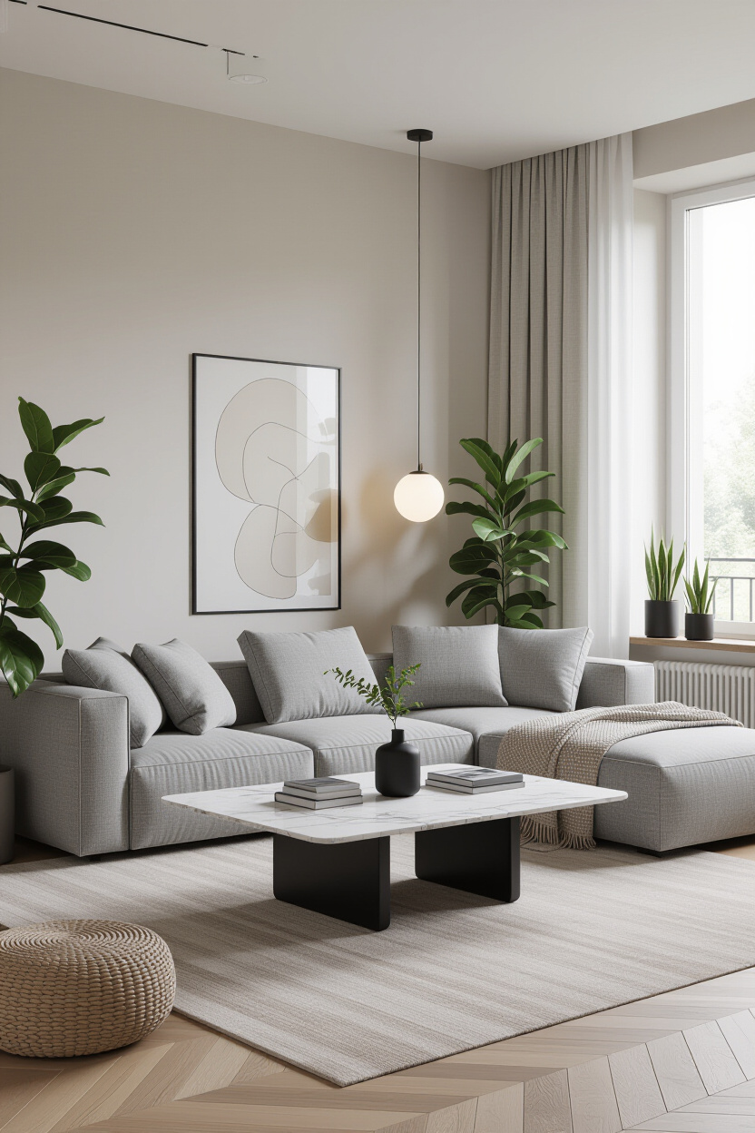 Serene Urban Oasis: The Minimalist Living Room Trend from Salone del Mobile