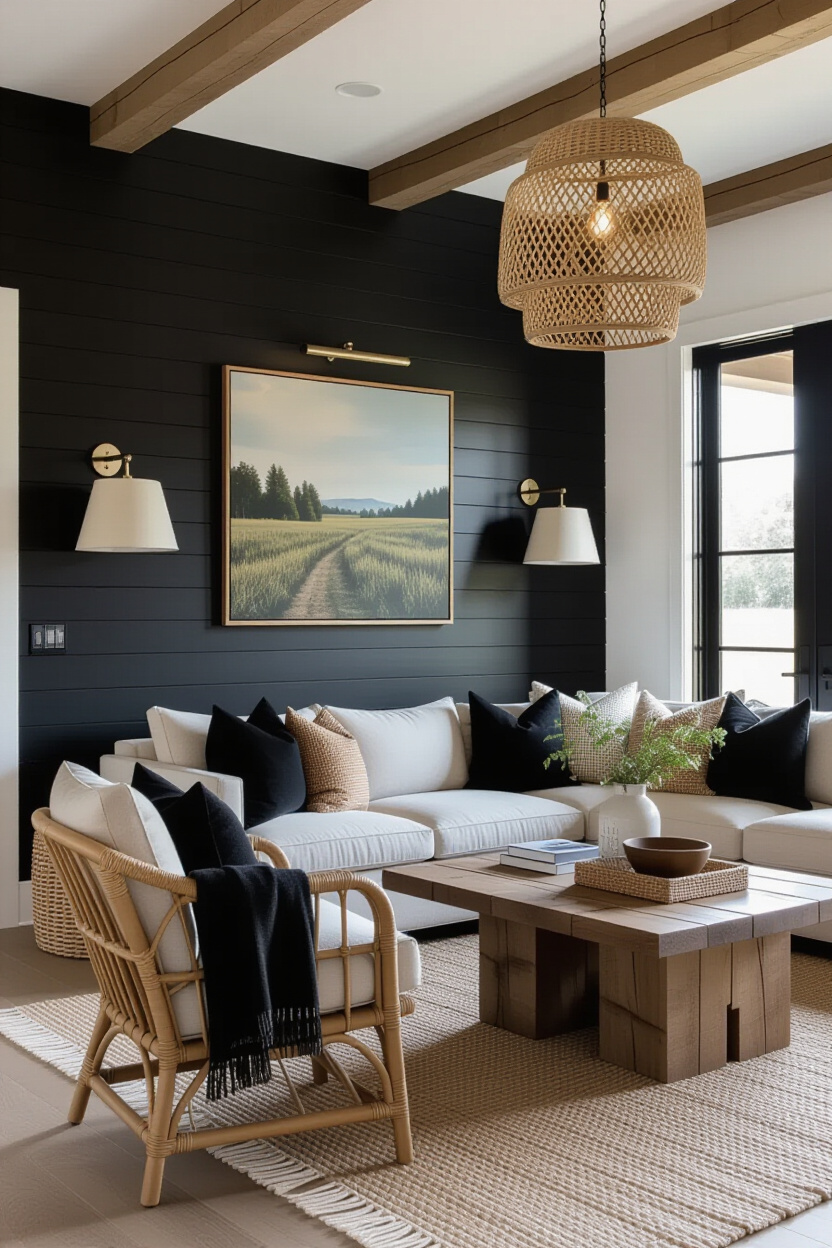 Black Accent Walls