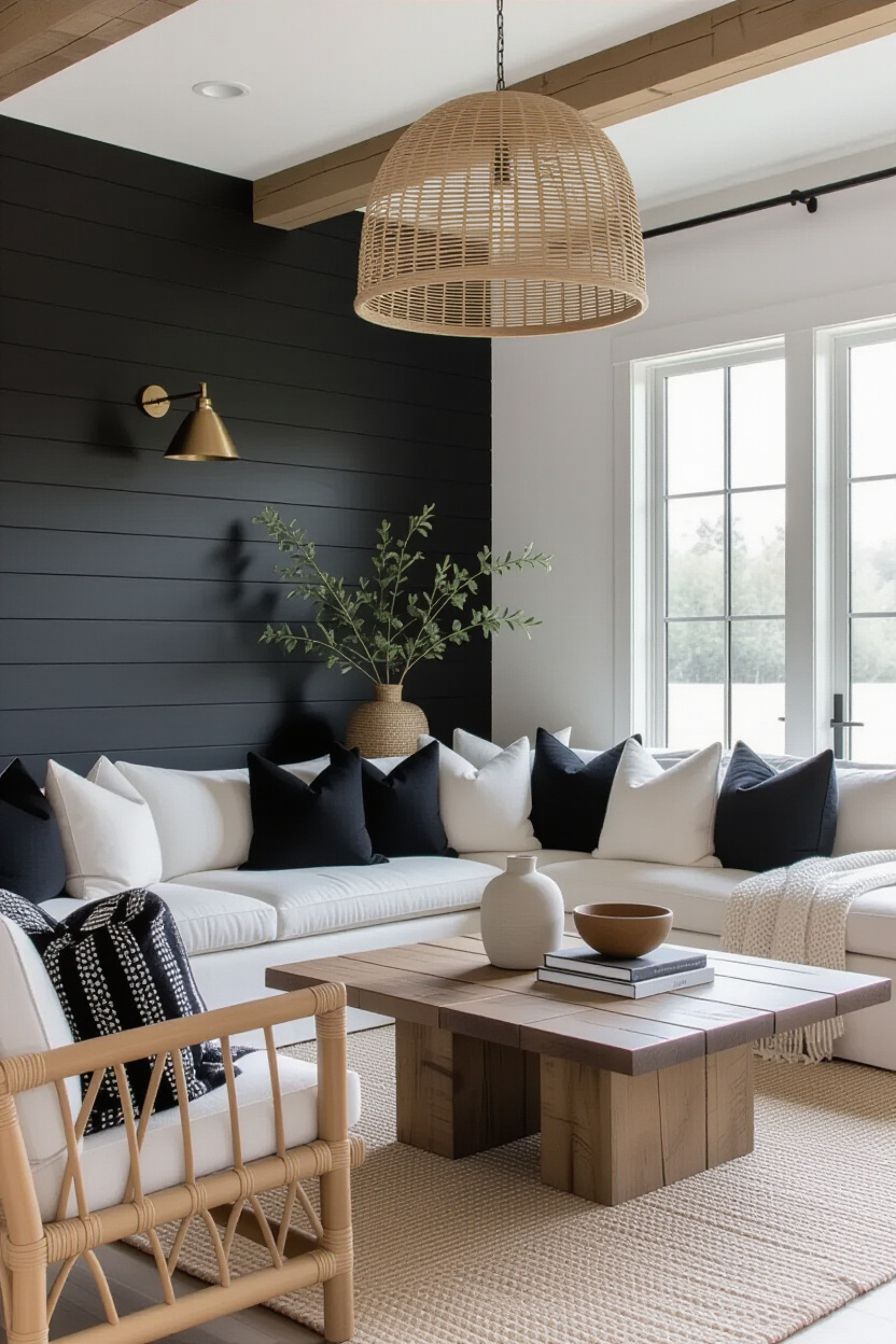 Black Accent Walls