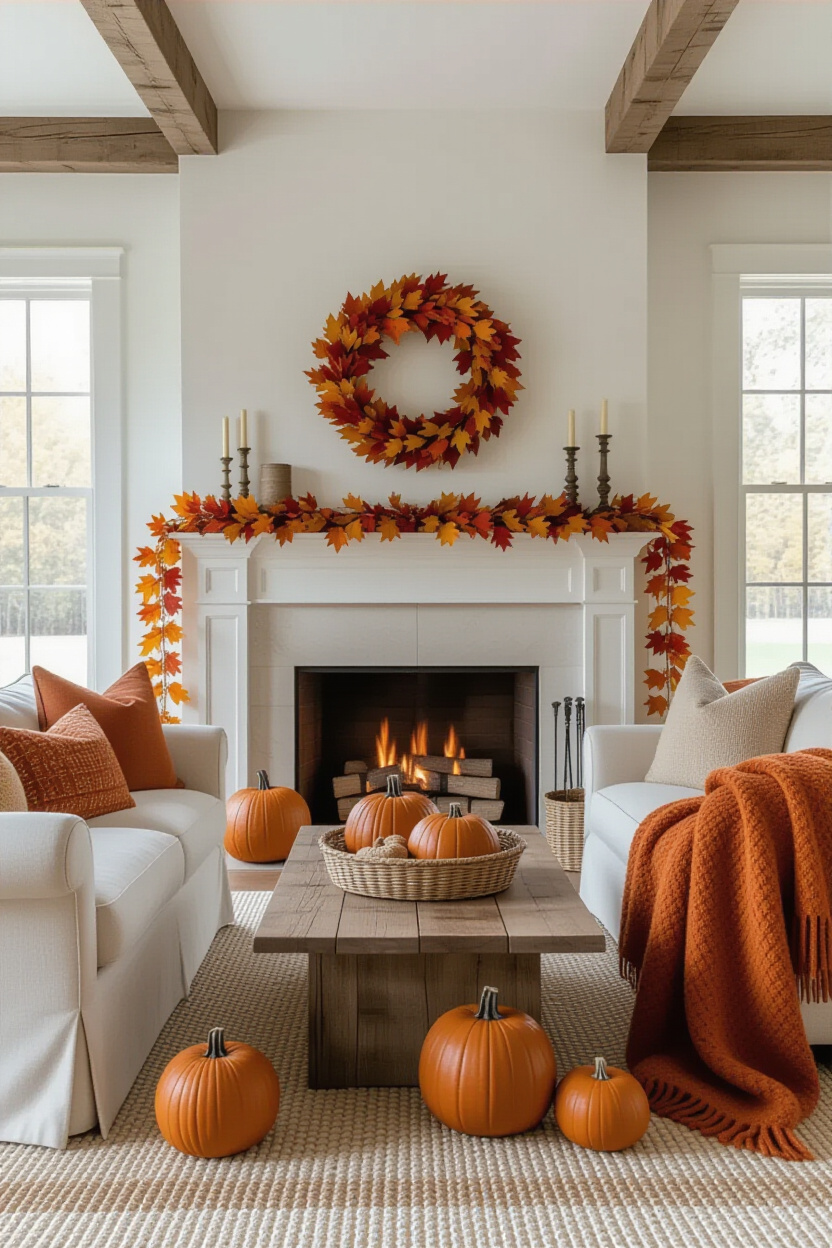 Fall Bathroom Decor