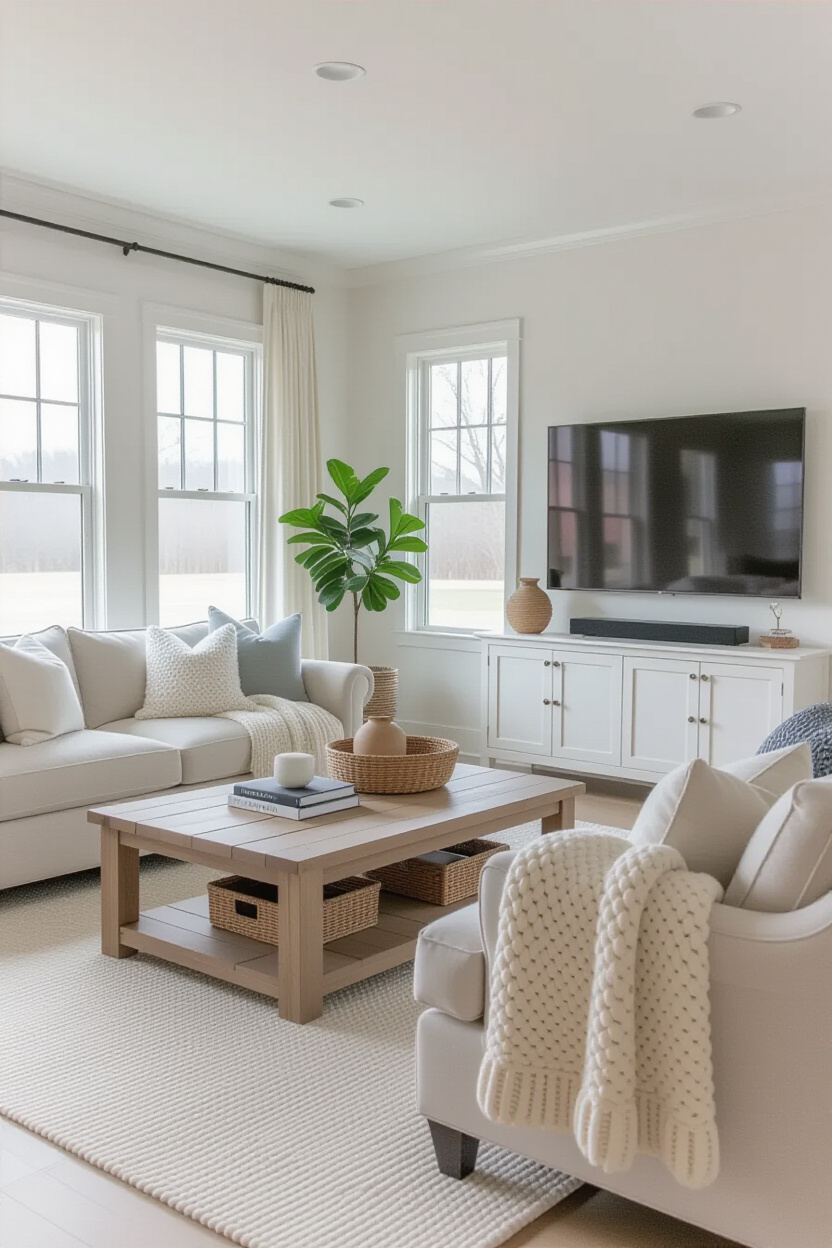 Family Room Design Cozy