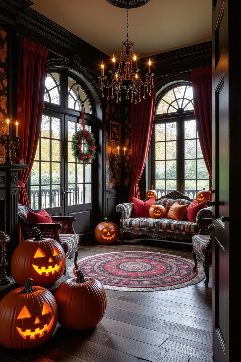 Halloween Living Room Decor