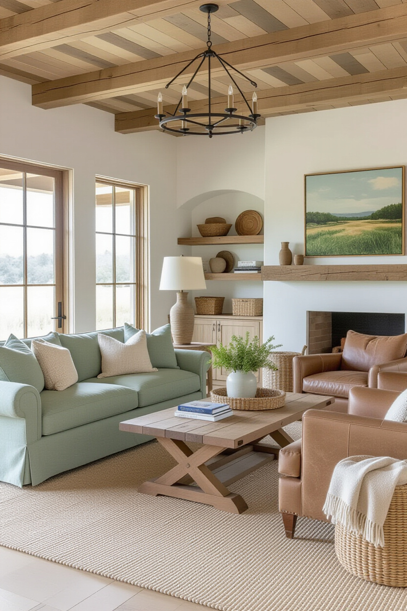 Coastal Living Room Serenity