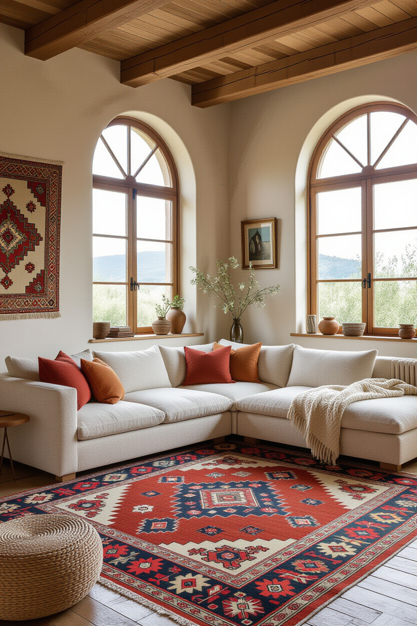 Cozy Boho Living Room
