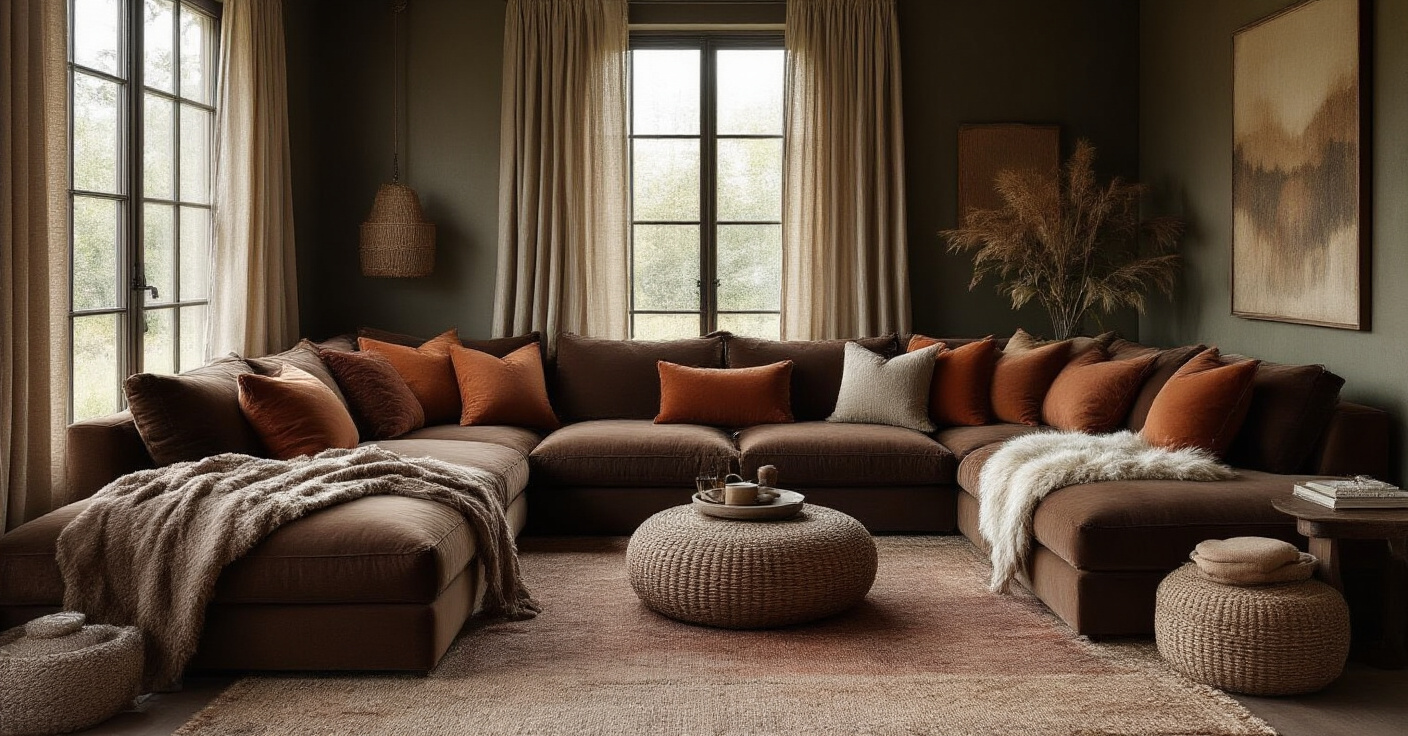 Embrace the Depth: Creating Your Cozy Dark Earthy Living Room Oasis