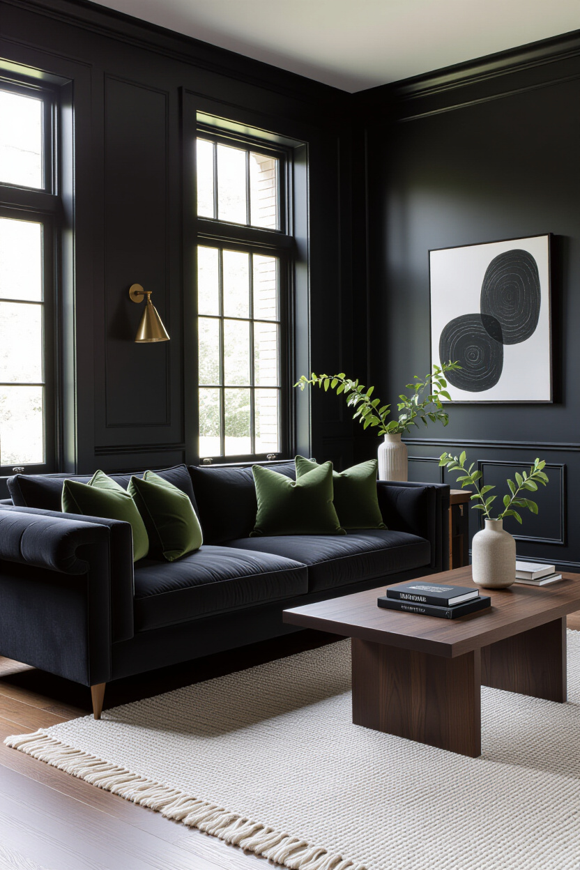 Deepest Ebony Room Ideas