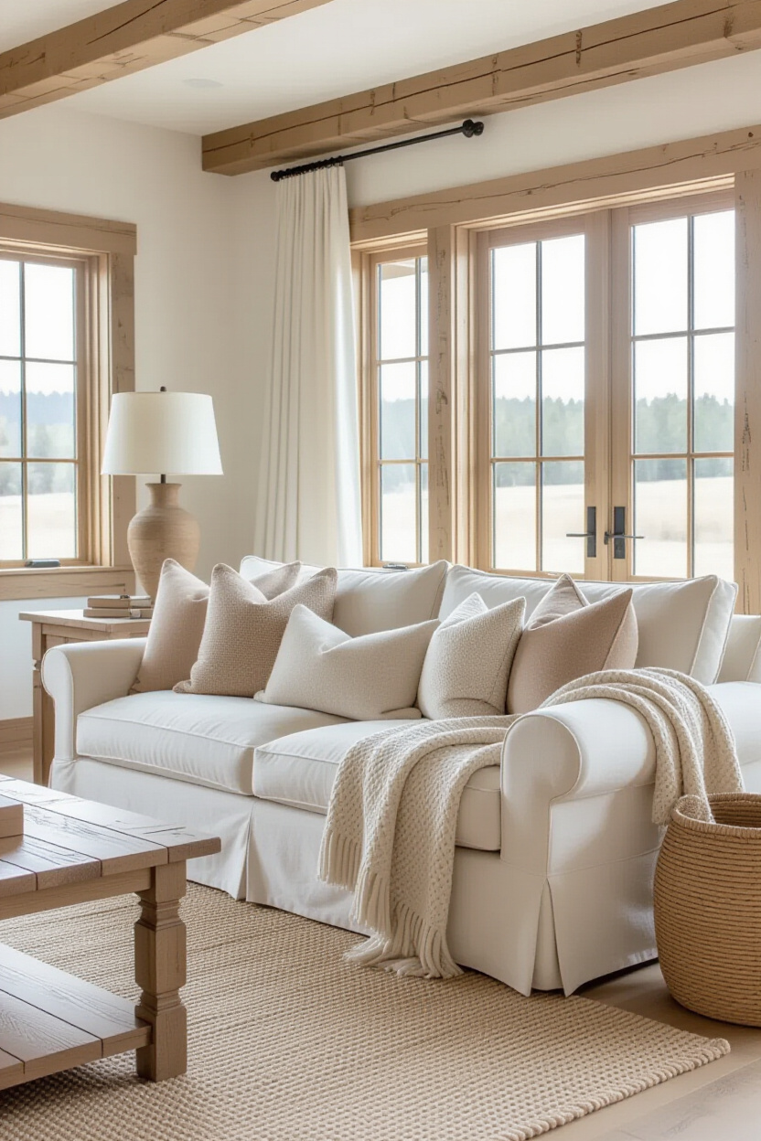 Linen Living Room Light