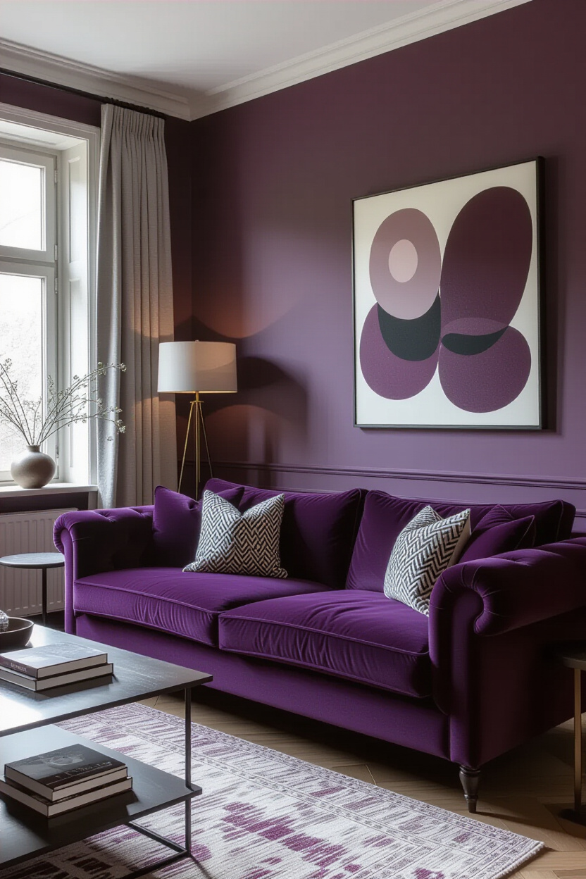 Marble & Velvet Room Ideas