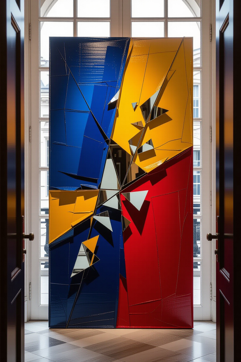 Abstract Art Living Room Wall