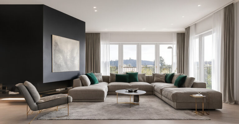 Black Accent Wall Living Room: 24 Bold Chic Design Ideas