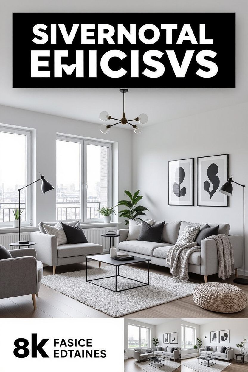 Black and White Apartment Aesthetic: Inspiration for Your Space
