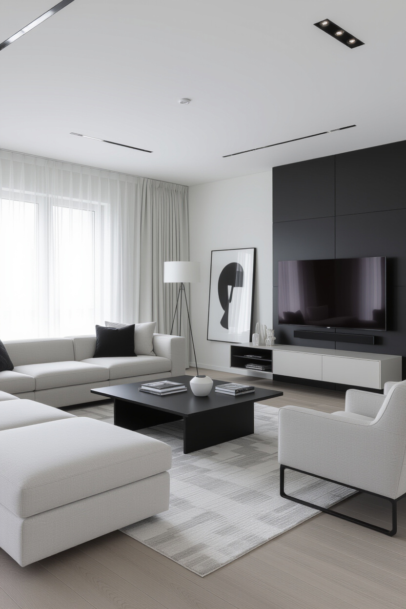 Black and White Interior Design Modern: Inspiring your Home