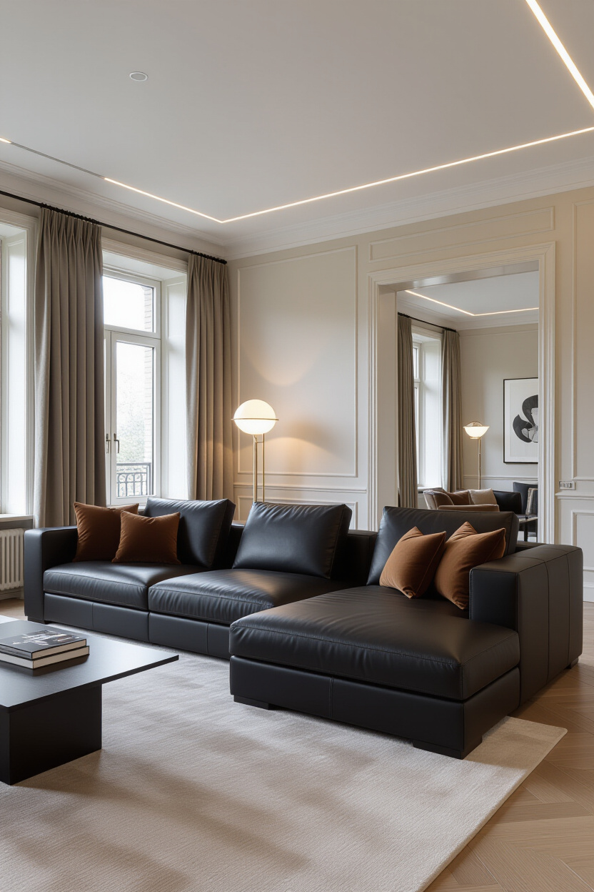 Black Couch Living Room Decor: Creating a Bold & Moody Aesthetic