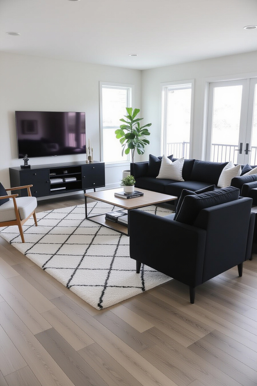 Black Furniture Living Room Ideas: A Bold Statement