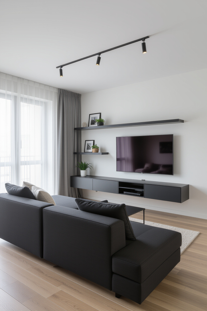 Black Living Room Ideas for Apartments: Stylish & Compact