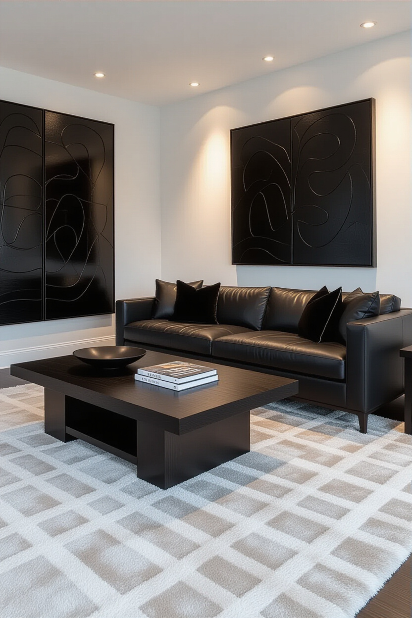 Black Sofa Decor Ideas: Creating a Moody Atmosphere