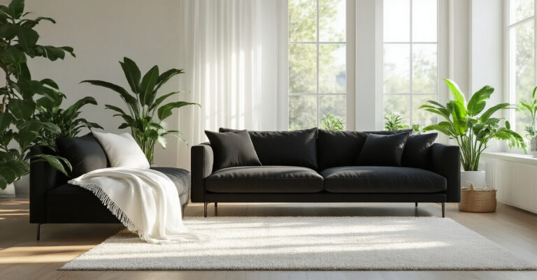 Is Your Black Sofa Making Your Living Room Feel Dark? Expert Tips to Brighten and Balance Your Space