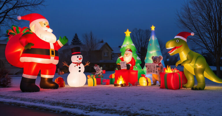 Blow Up Christmas Decorations Yards