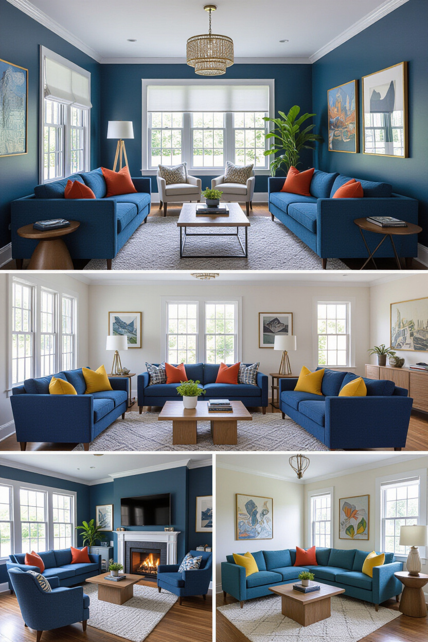 Blue Couches Living Room Decor Ideas for Every Style