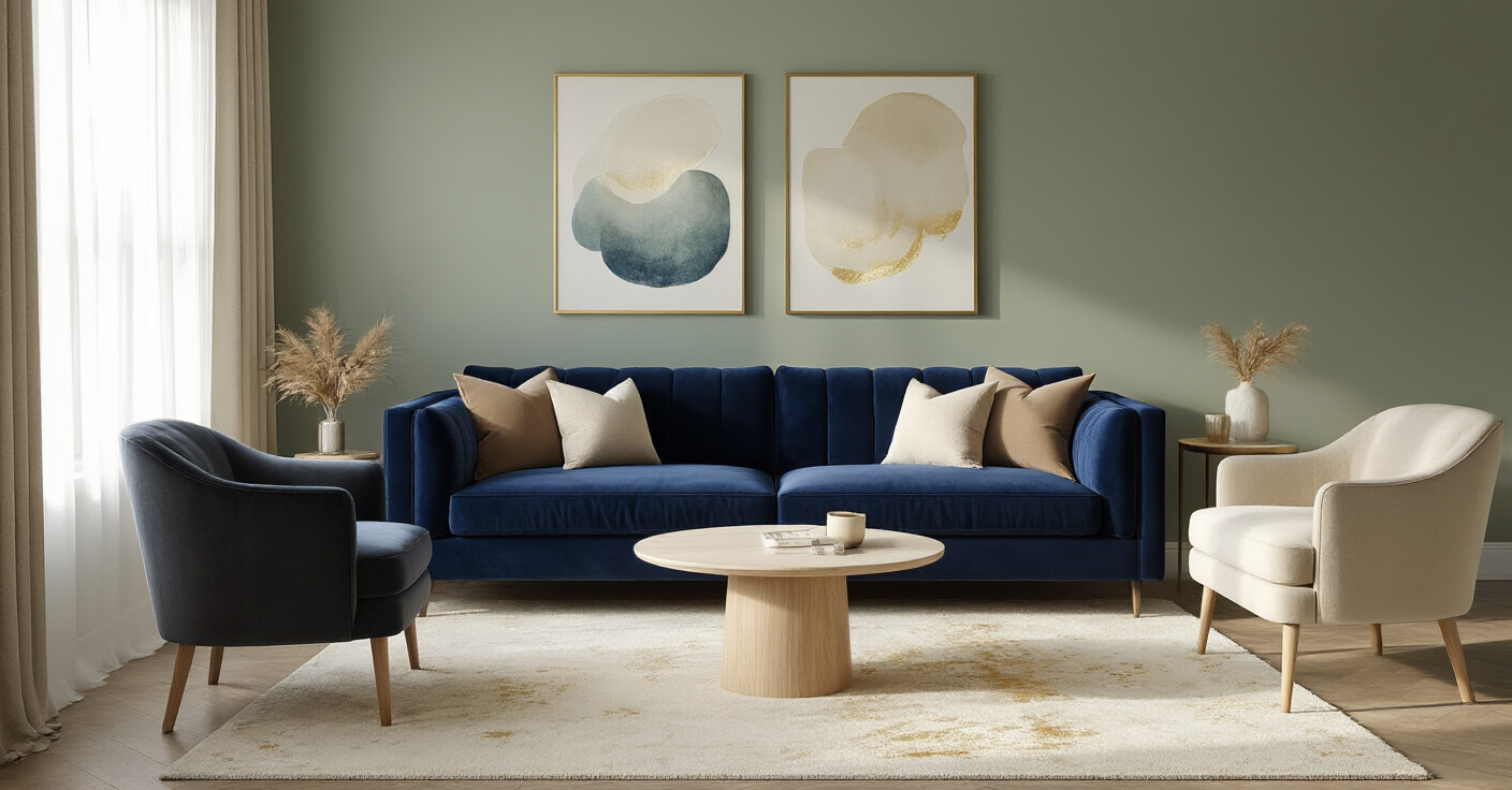 From Pale to Navy: Your Step-by-Step Guide to Decorating Around Any Shade of Blue Couch