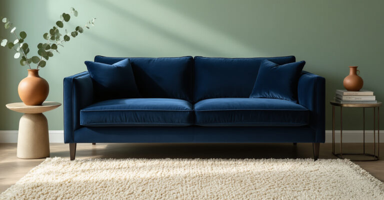 Decoding the Blues: How to Effortlessly Pair Colors, Textures, and Accents with Your Blue Sofa