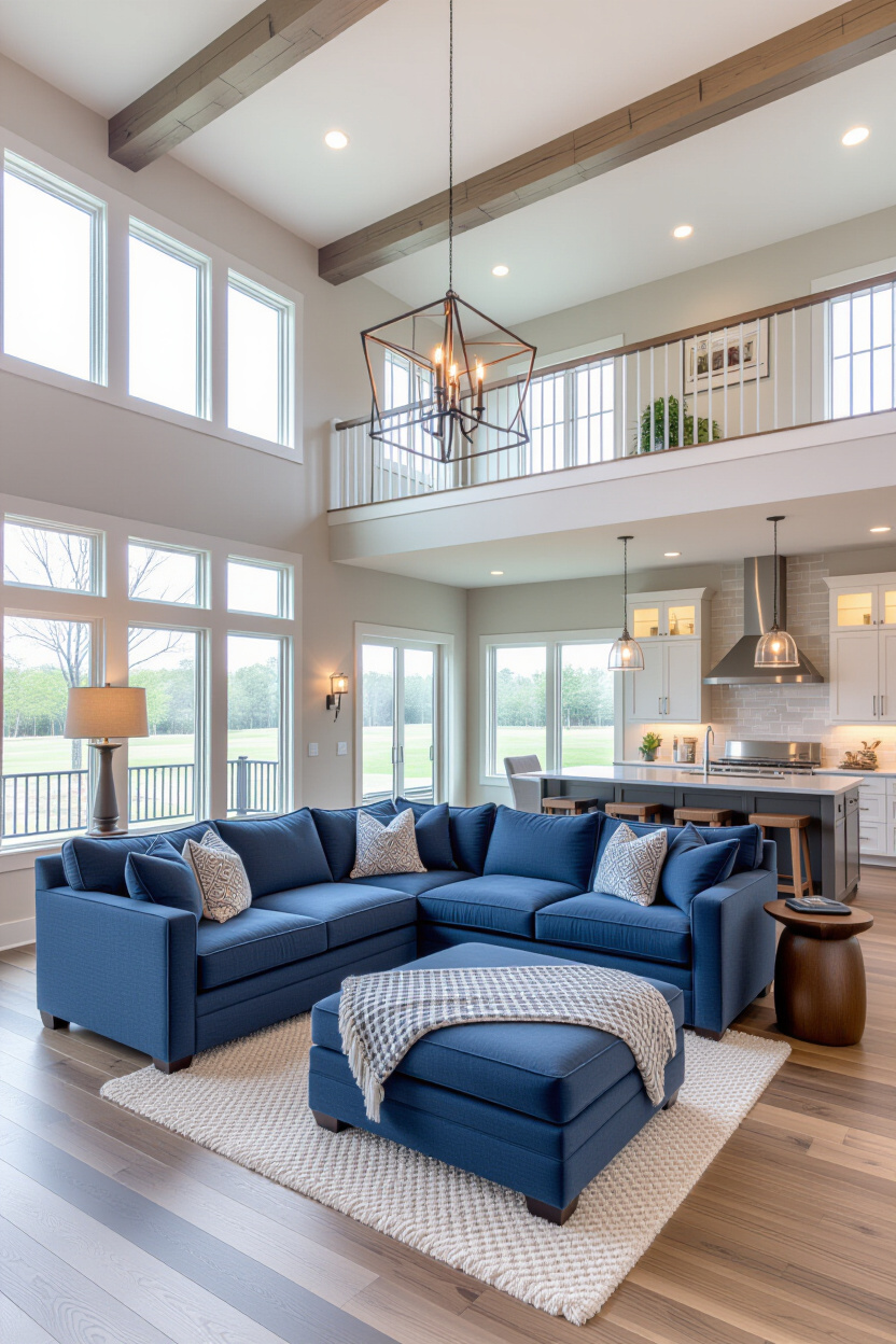Blue Sectional Living Room Decor: Maximizing Comfort and Style