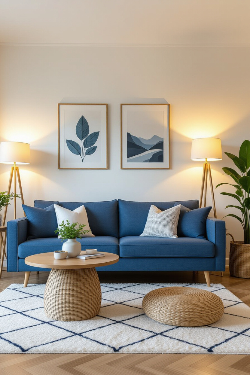 Blue Sofa Living Room Ideas Decor: Creating Harmonious Spaces