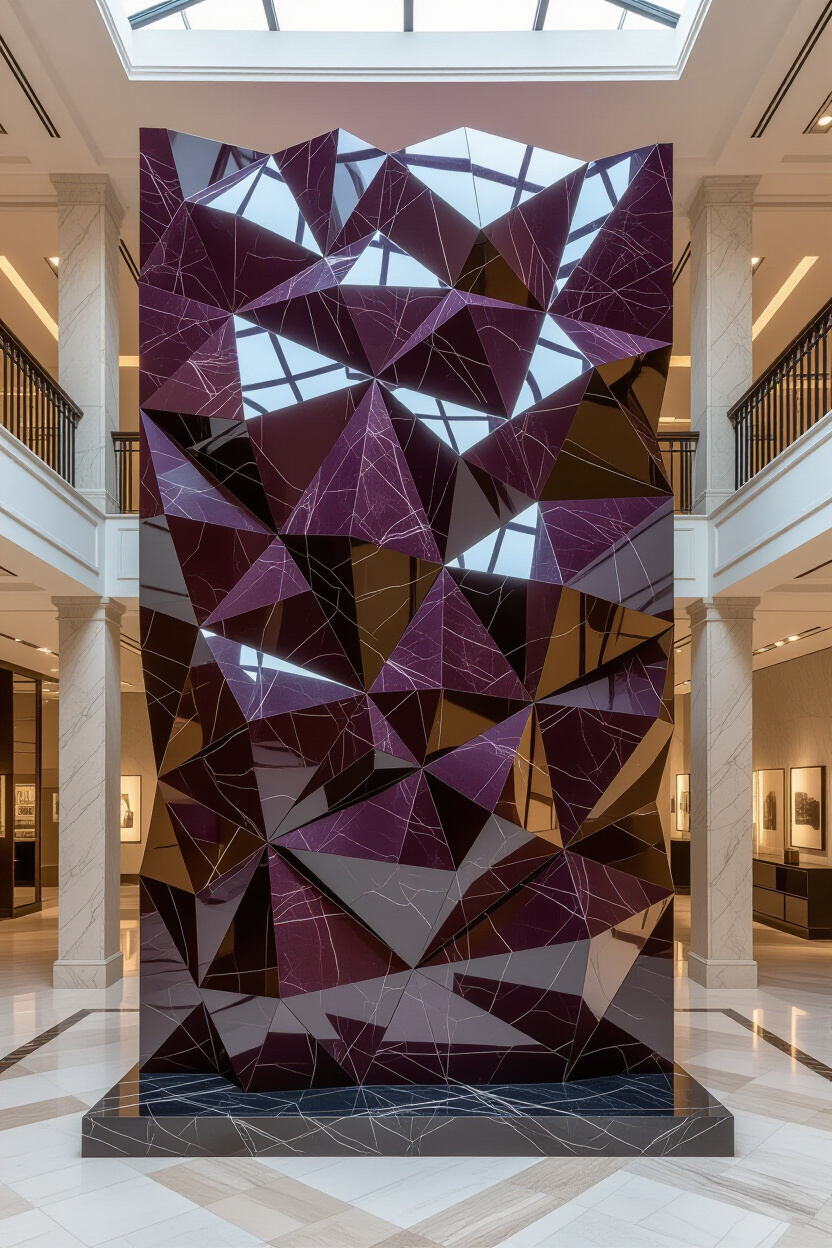 Bold Geometric Living Room Wall Art