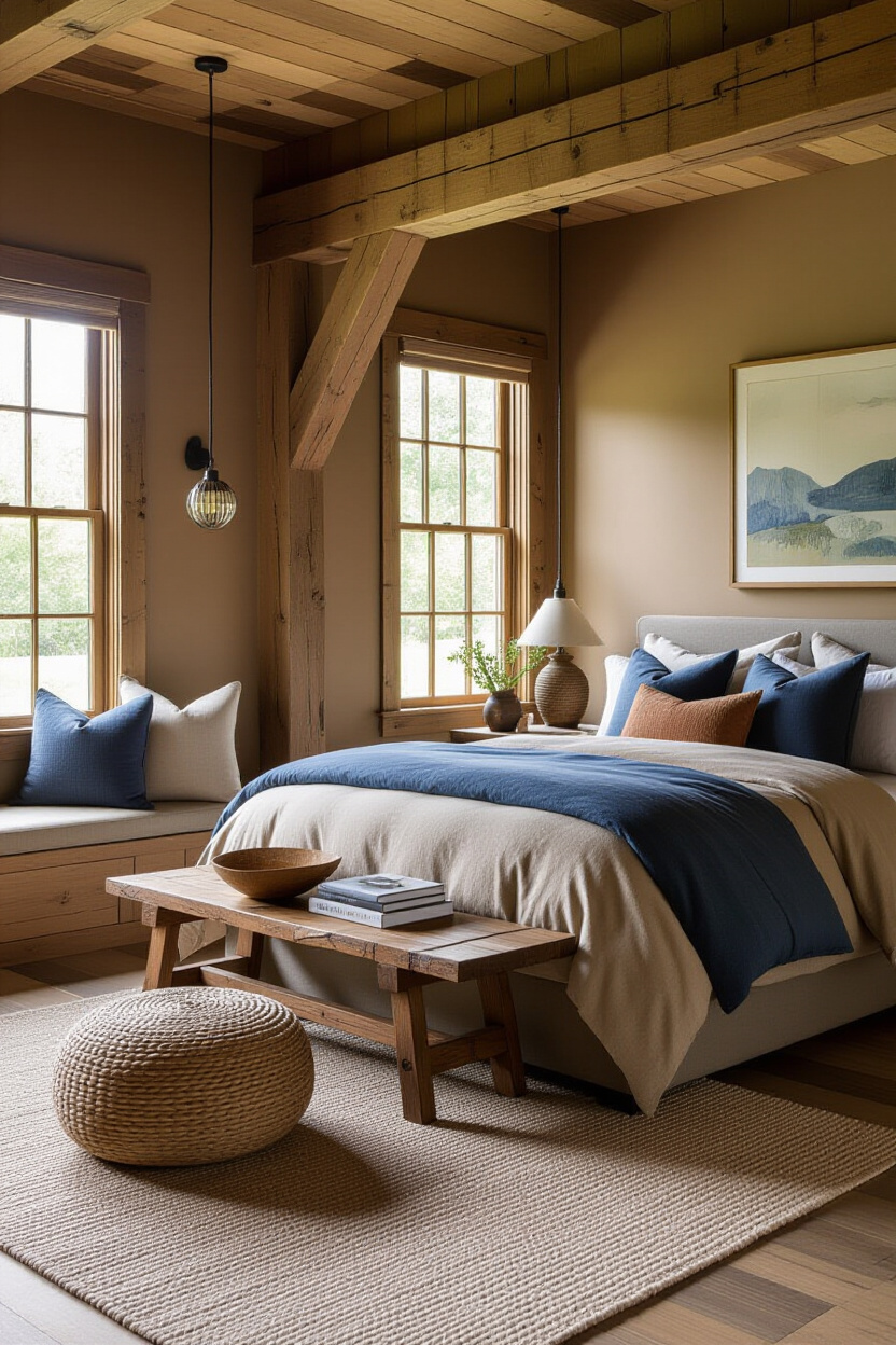 Brown Earthy Bedroom