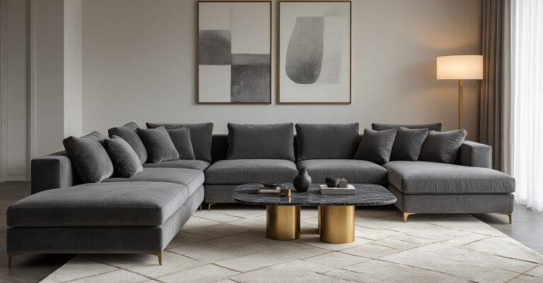 23 Gorgeous Ways to Style Charcoal Grey Couch Living Room Decor