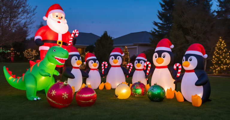 Christmas Inflatables Outdoor Lawn