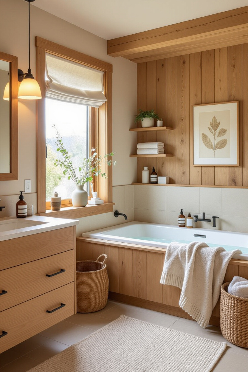 Cozy Apartment Bathroom Ideas: Warmth in Limited Space