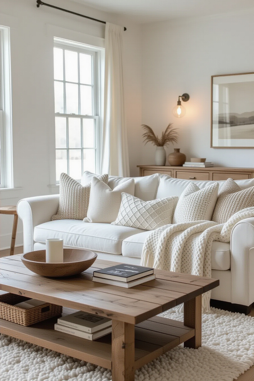Cozy White Couch Living Room Decor: Creating a Warm and Inviting Space