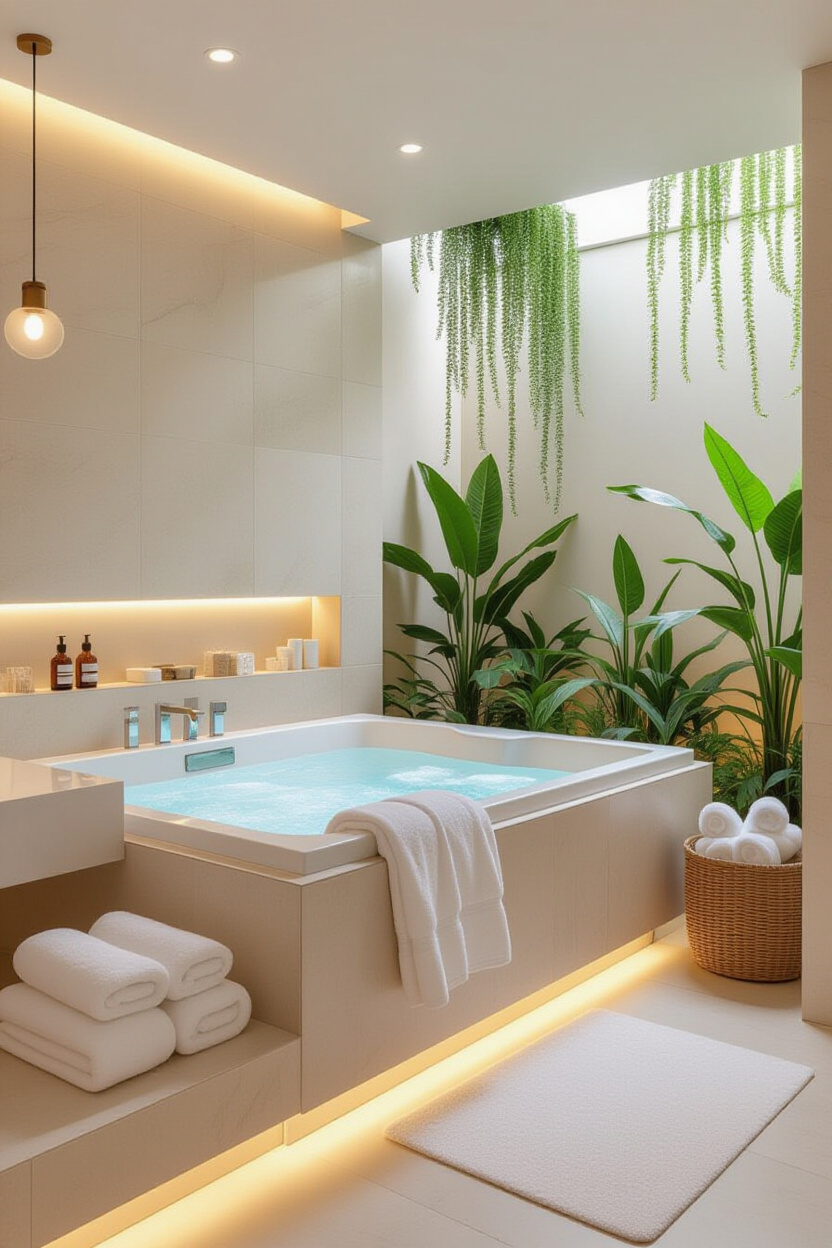 Crafting Your Dream Spa Vibes Bathroom