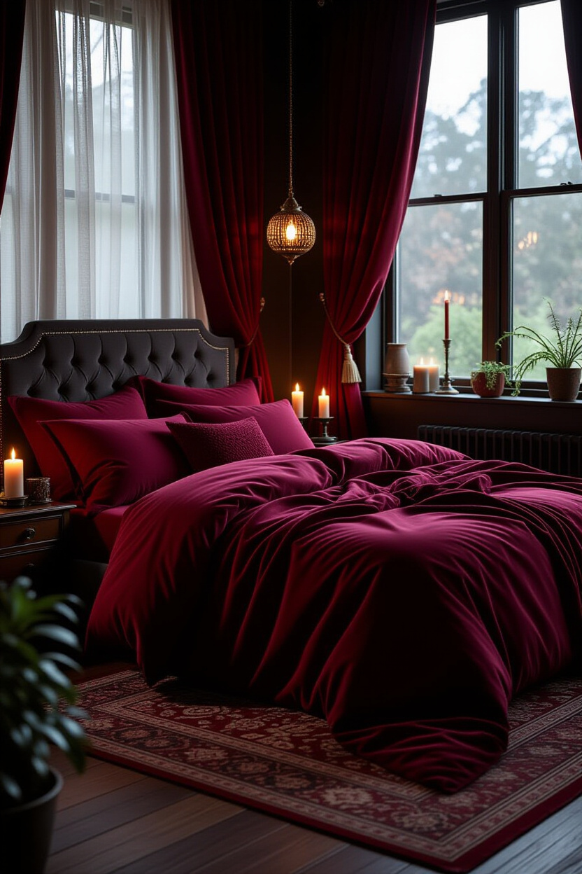 Dark Bedroom Design Ideas: Cozy and Romantic
