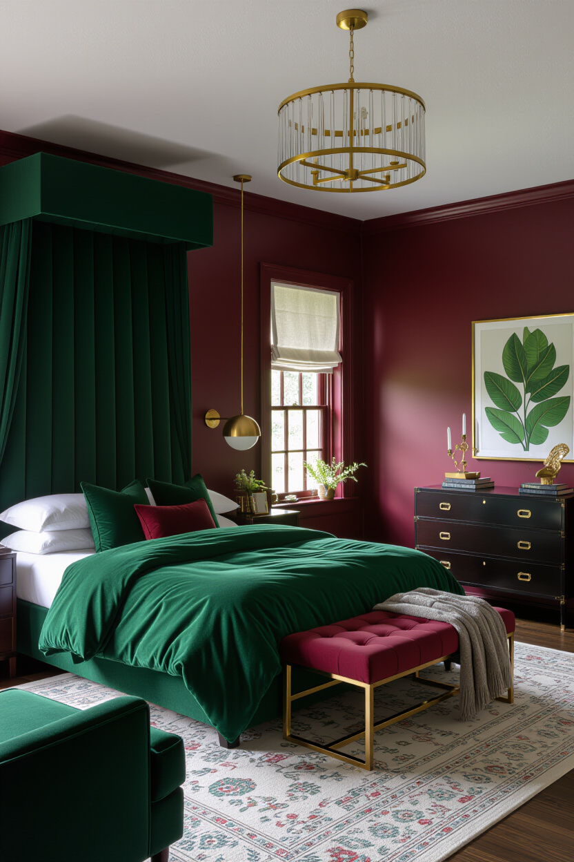 Dark Feminine Bedroom: Bold and Empowering