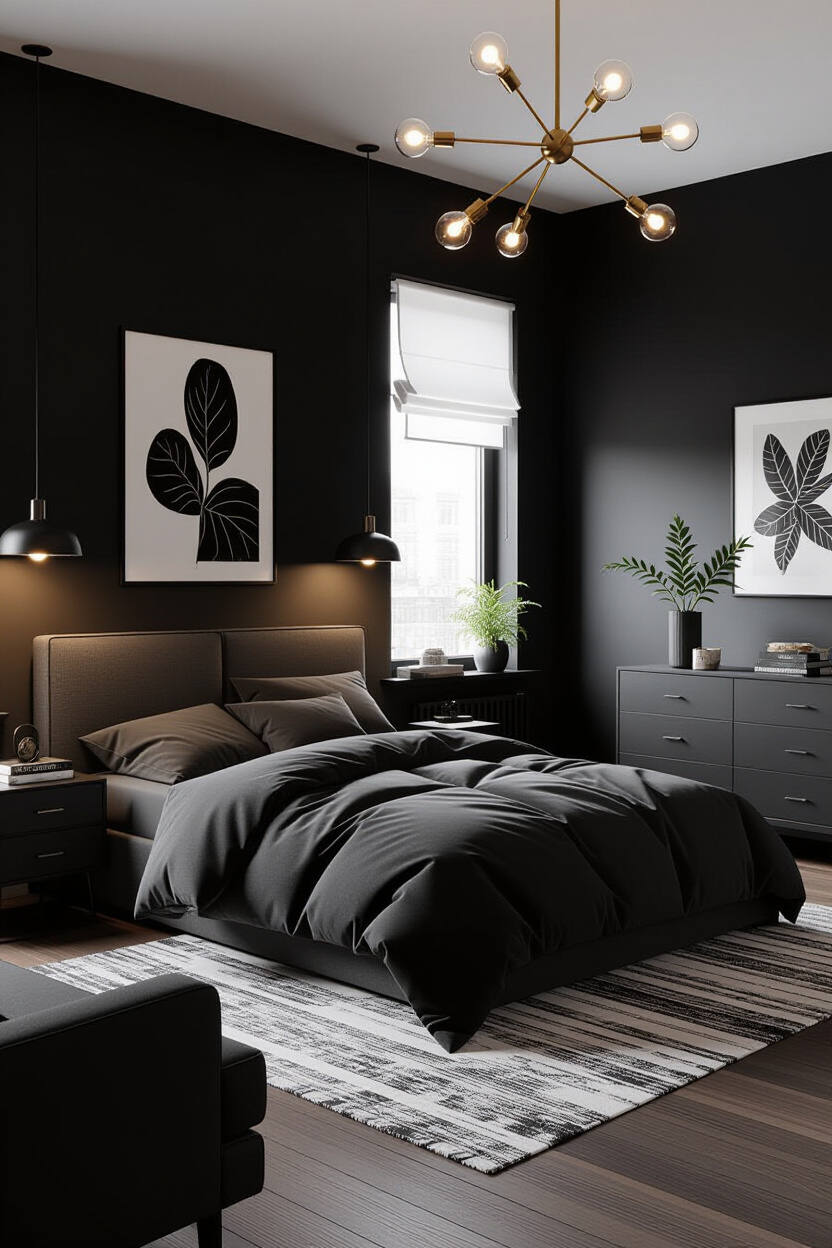 Dark Theme Bedroom Ideas: Bold and Dramatic