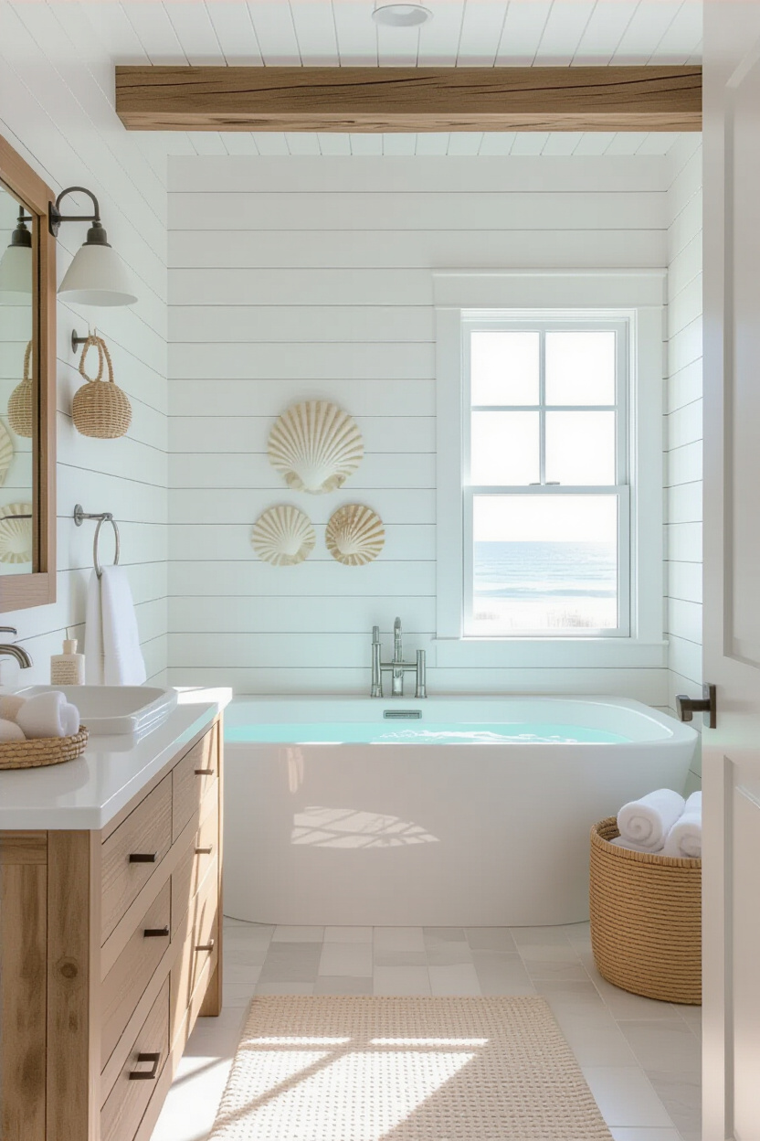 Embracing the Beach Vibe Bathroom Aesthetic
