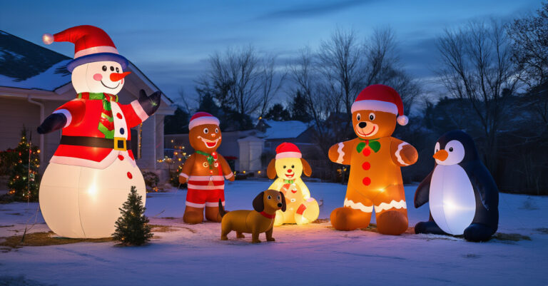 Front Yard Christmas Blow Ups