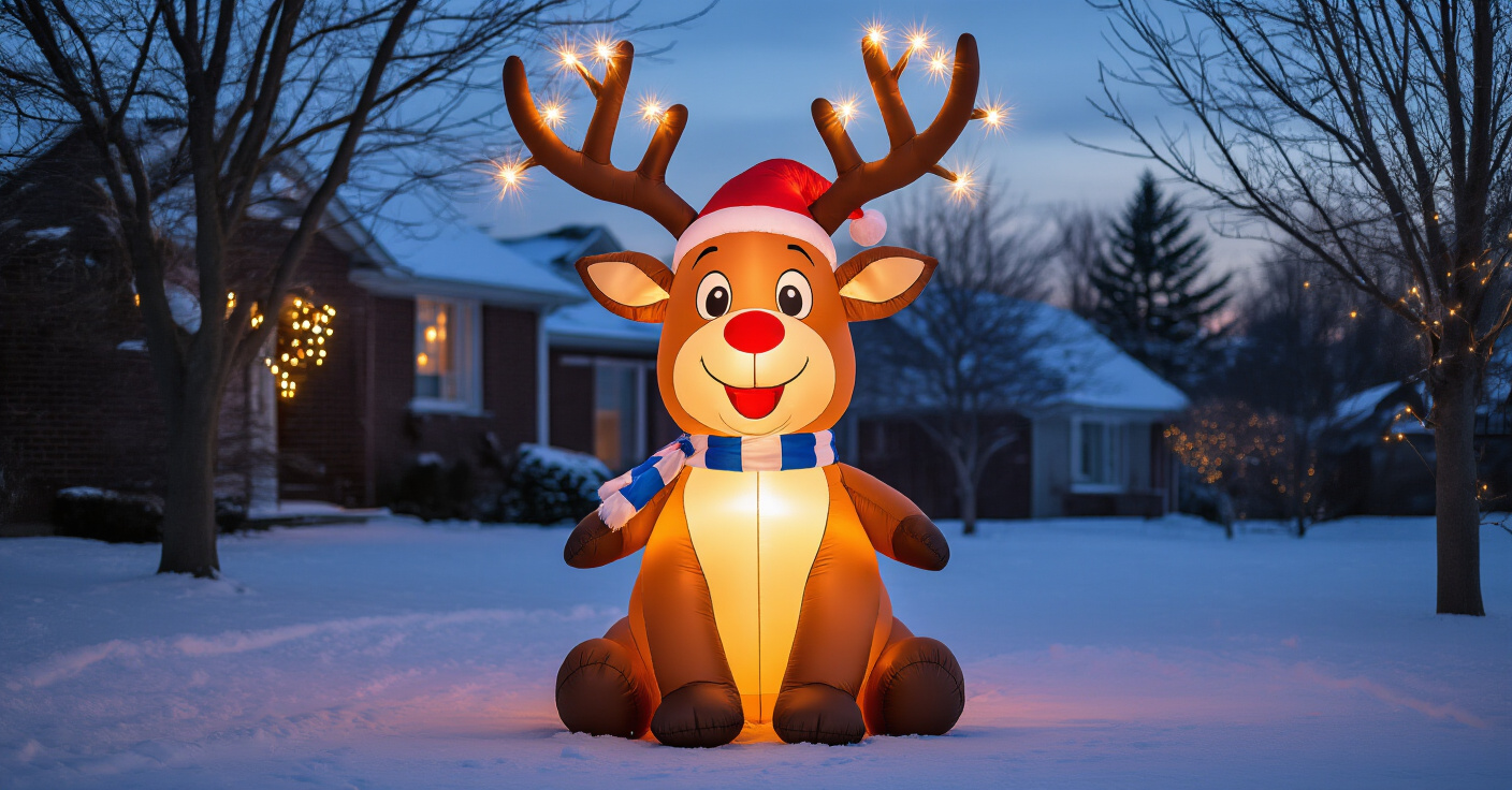 Inflatable Reindeer