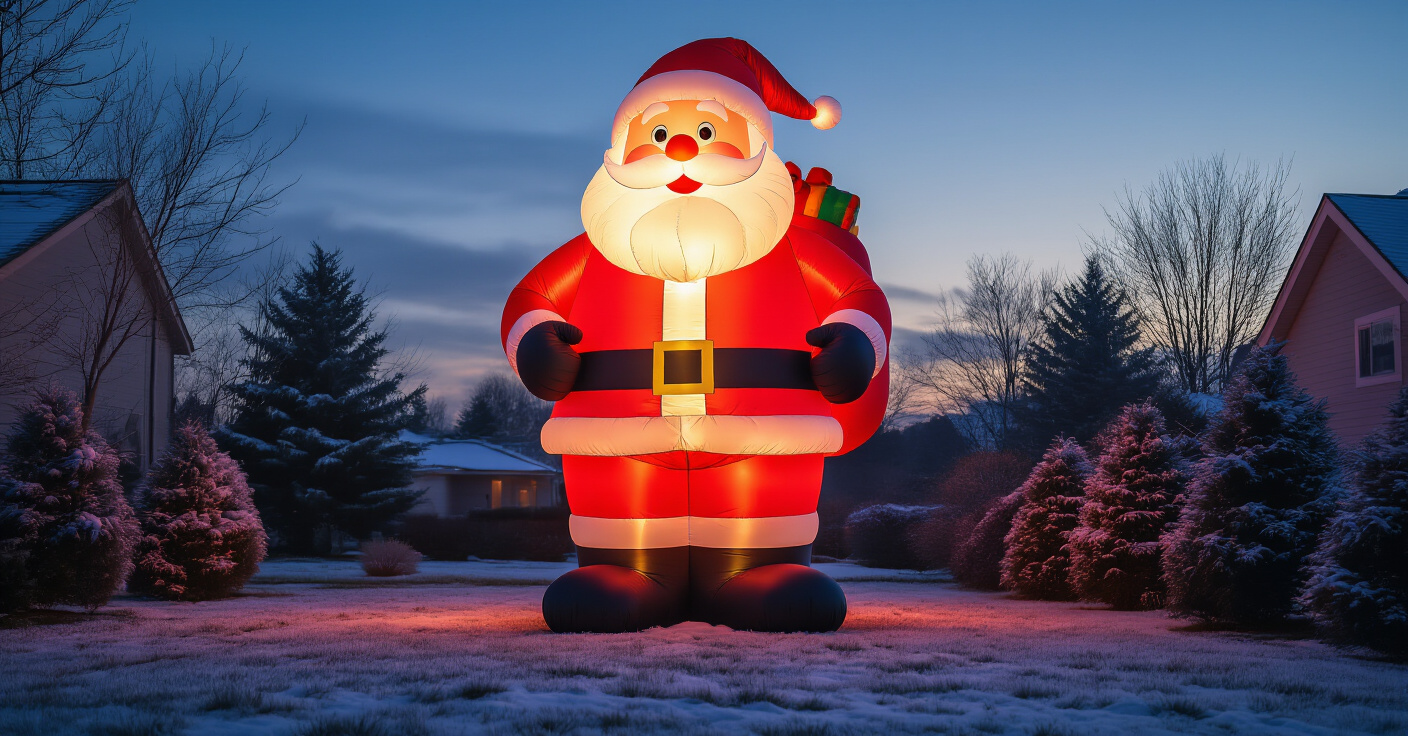 Inflatable Santa Christmas Decoration