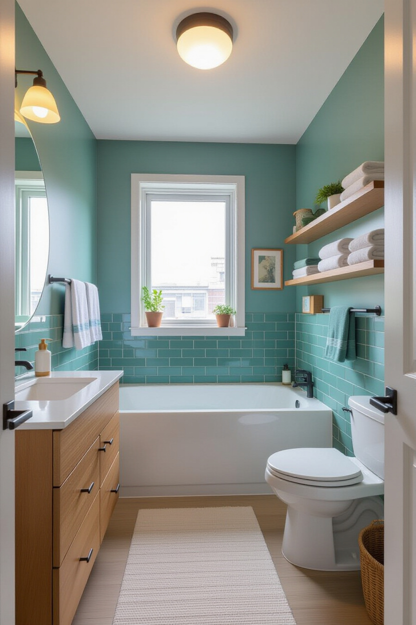 Infusing a Small Bathroom Aesthetic with Big Personality