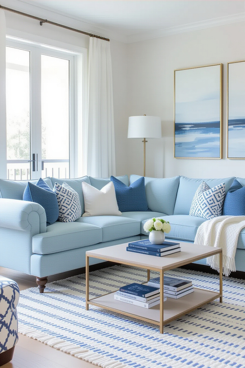Light Blue Living Room Color Scheme: Enhancing Your Sofa's Charm